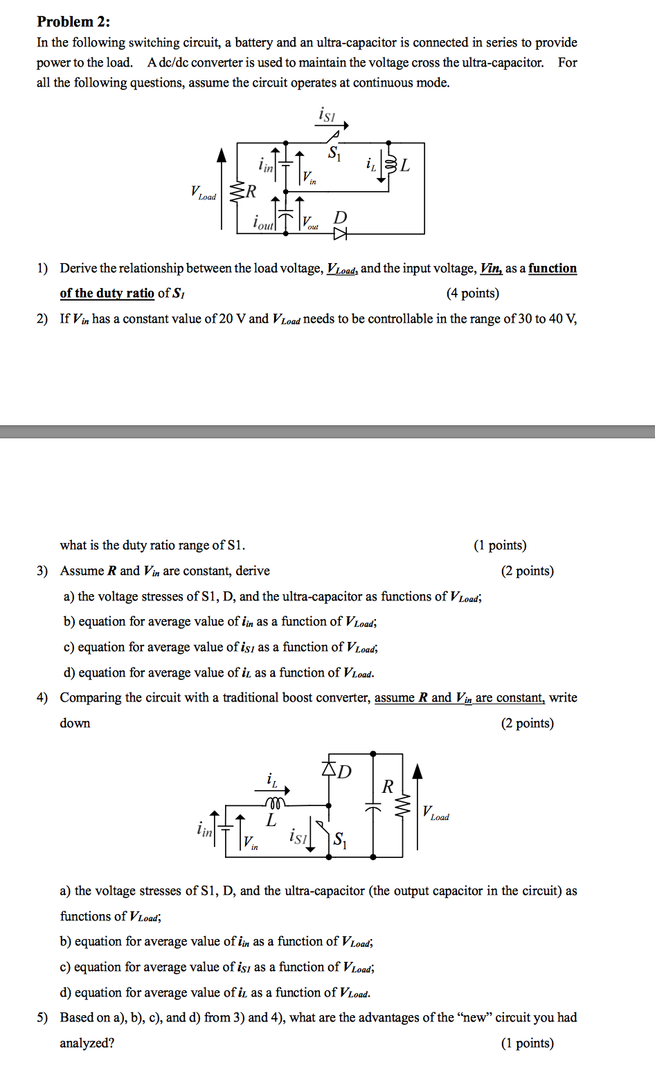 Solved Problem 2: In The Following Switching Circuit, A 