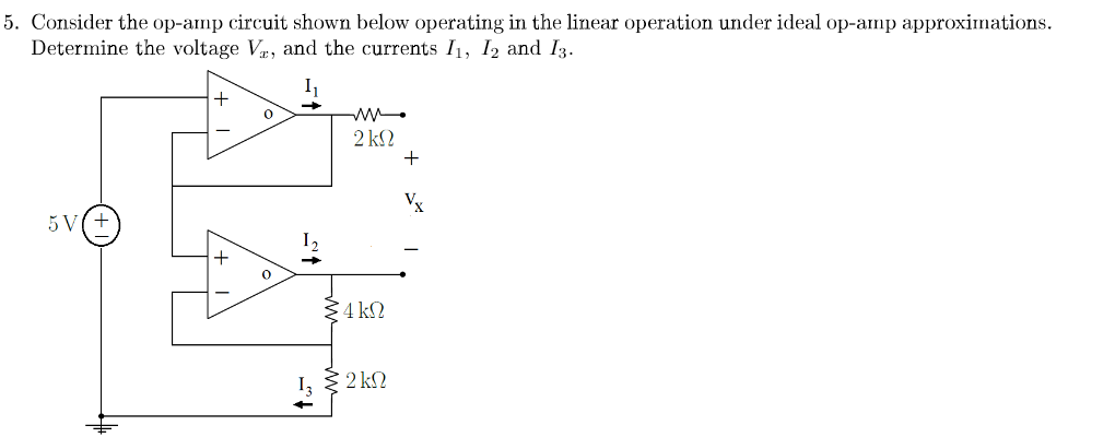 Solved Consider the op-amp circuit shown below operating in | Chegg.com