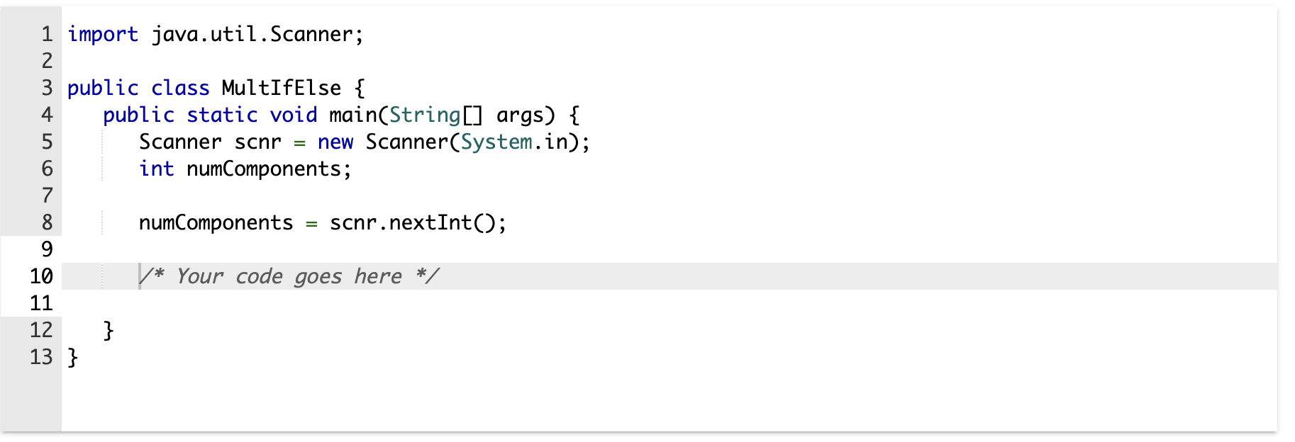 Solved If integer numComponents is:2, output "Dyad".3, | Chegg.com