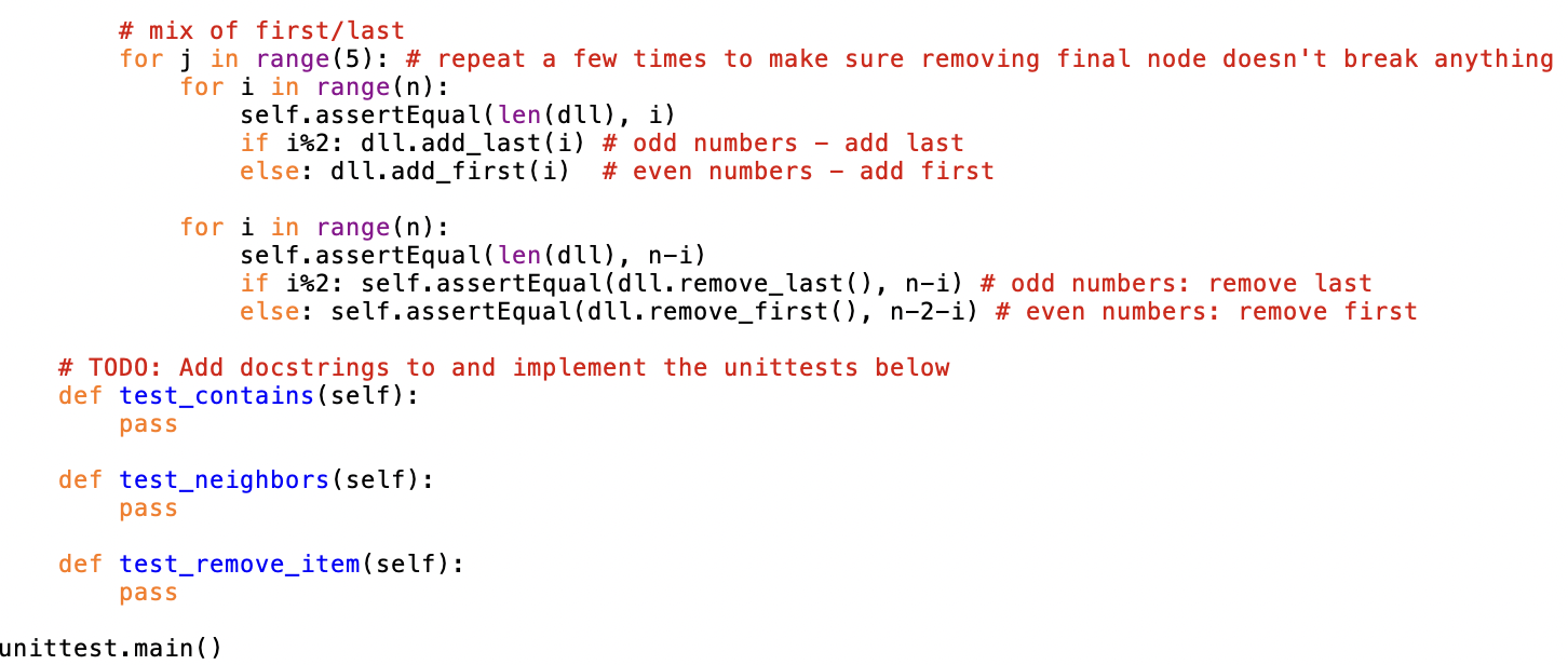 Solved Mod 4 Homework - Enhanced DoublyLinkedList Doubly | Chegg.com