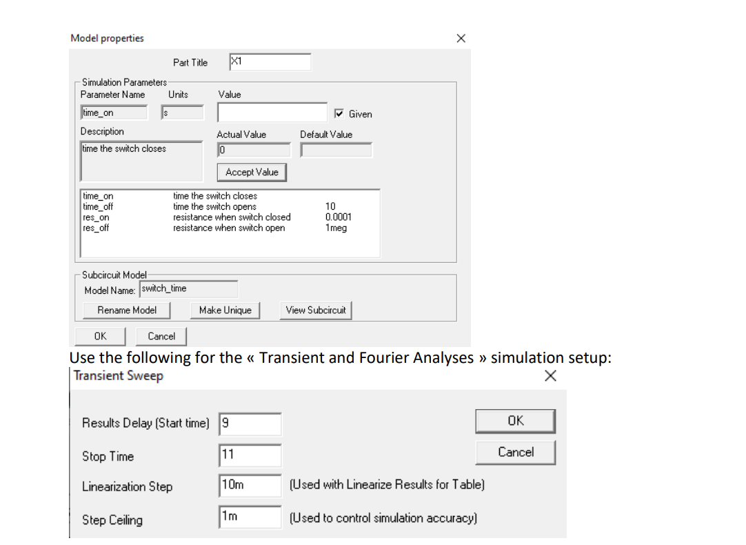 Solved Simulation Simulate Circuit Vii When All The Chegg Com