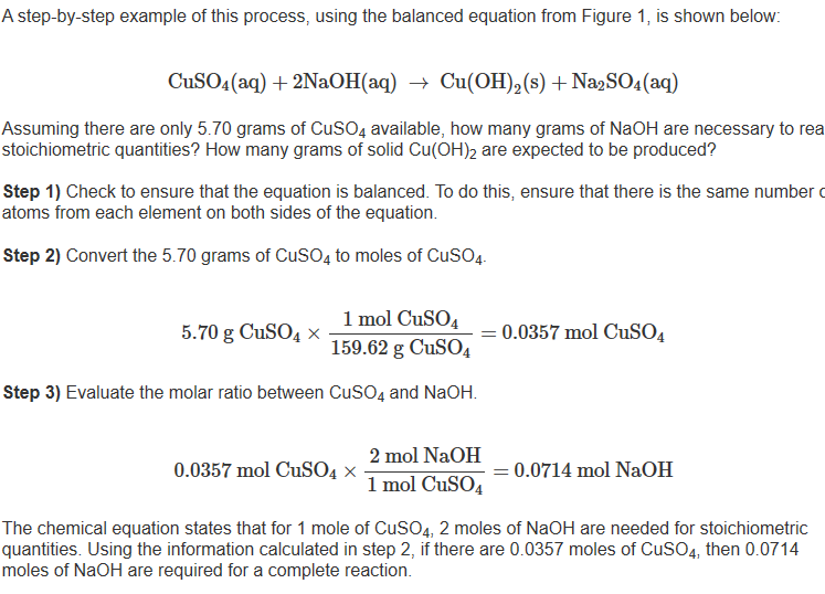 Solved A step-by-step example of this process, using the | Chegg.com