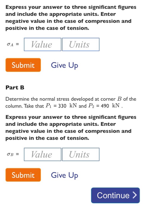 Solved Fundamental Problem 8.I Part A Determine the normal | Chegg.com