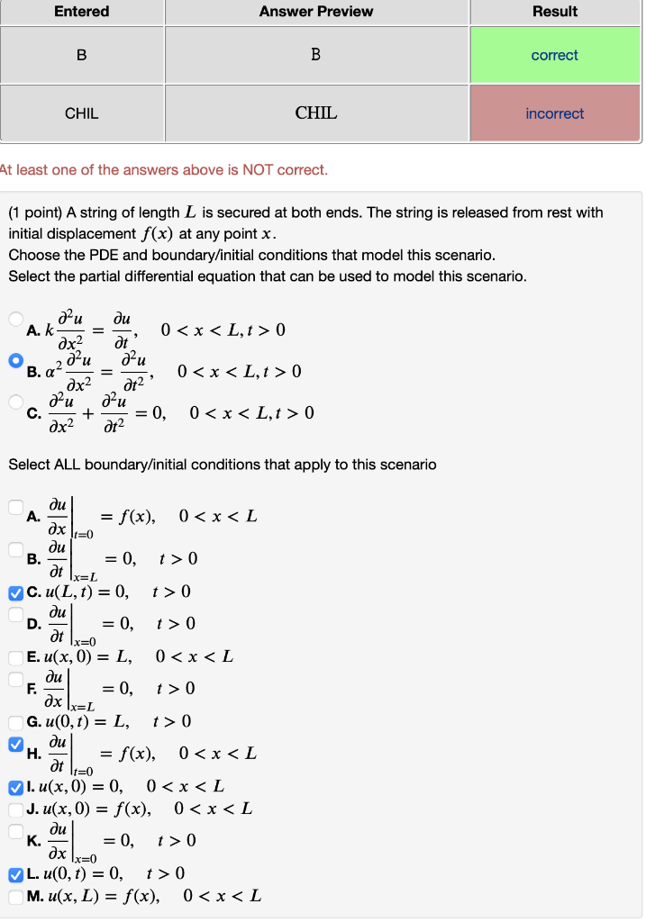 Solved Entered Answer Preview Result B B Correct Chil Chi Chegg Com