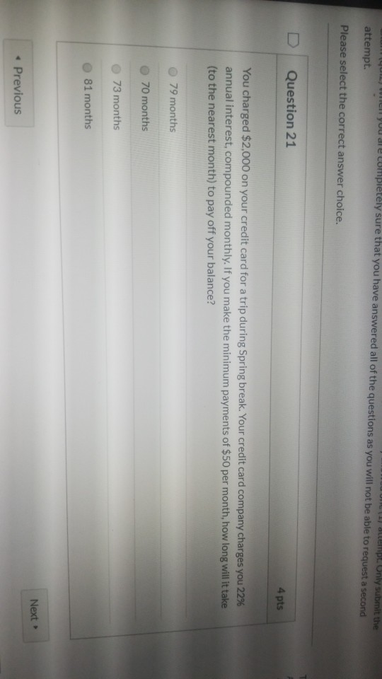 Solved Question 23 4 pts What is the value on 1/1/18 of the | Chegg.com