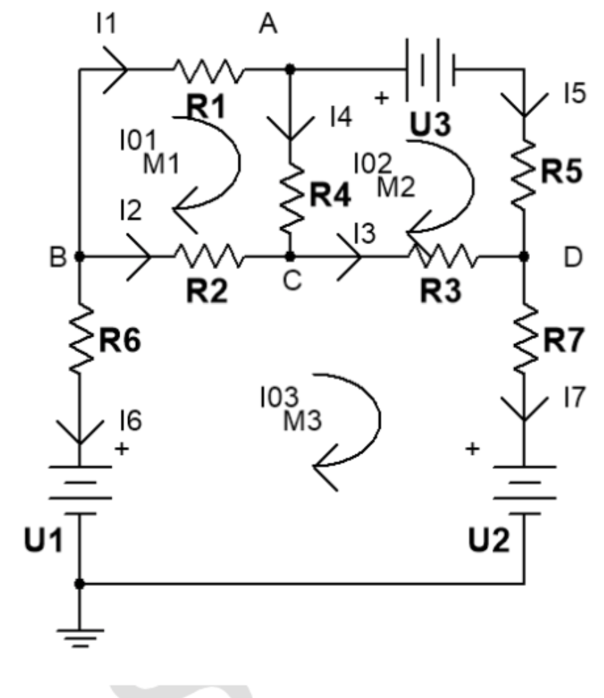 Solved Determine all partial currents. Please be very | Chegg.com