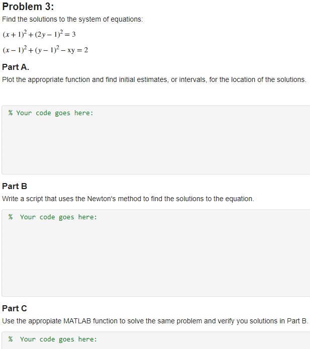 Solved Problem 3: Find The Solutions To The Equation: | Chegg.com