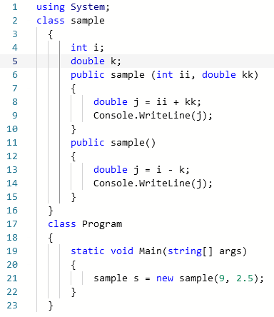 Solved Using c# What will be the output of the following | Chegg.com