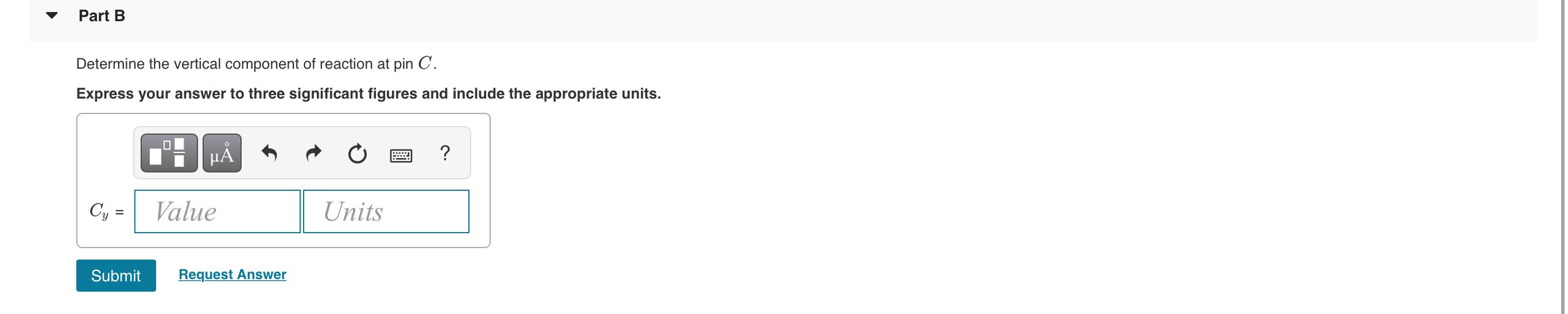 Solved Determine The Horizontal And Vertical Components Of | Chegg.com