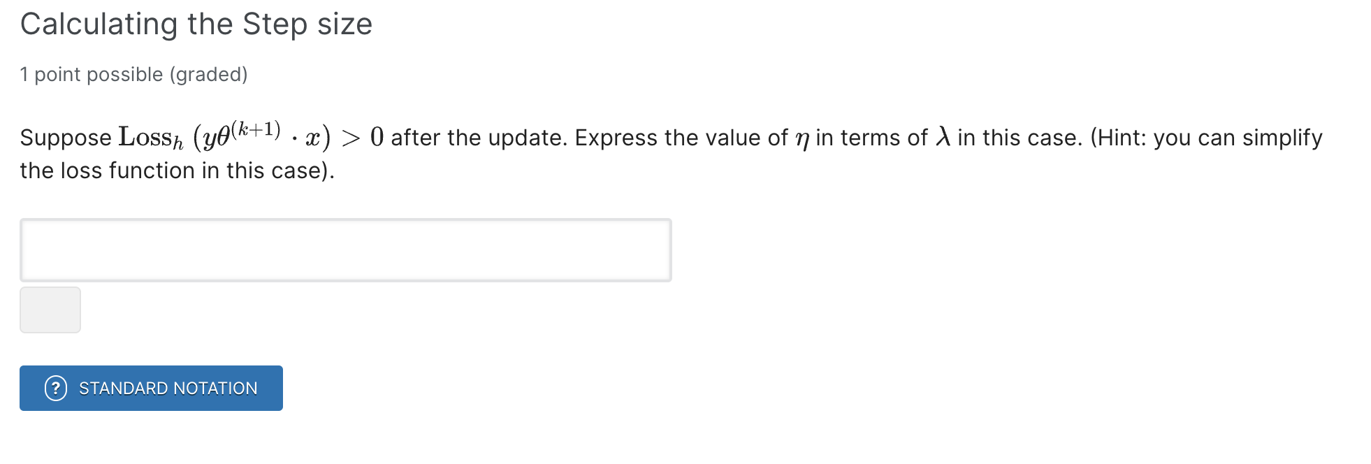 Solved In This Problem, We Will Try To Understand The Loss | Chegg.com