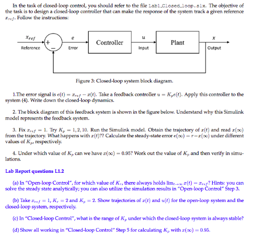Solved following first-order system is considered: x˙=−2x+u | Chegg.com
