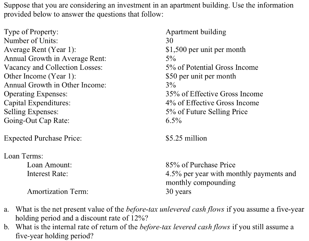 Solved Suppose That You Are Considering An Investment In An | Chegg.com