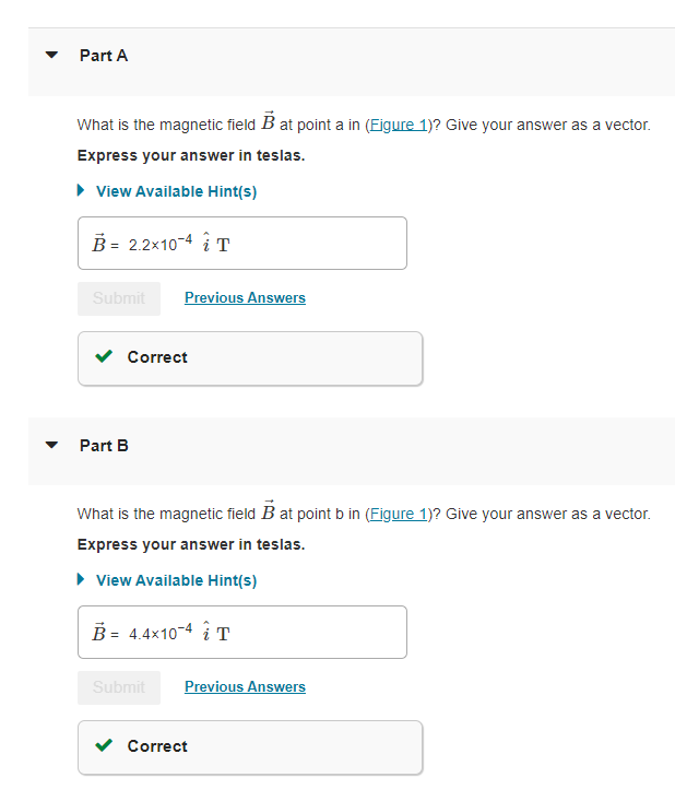 Solved What is the magnetic field B at point a in (Eigure | Chegg.com