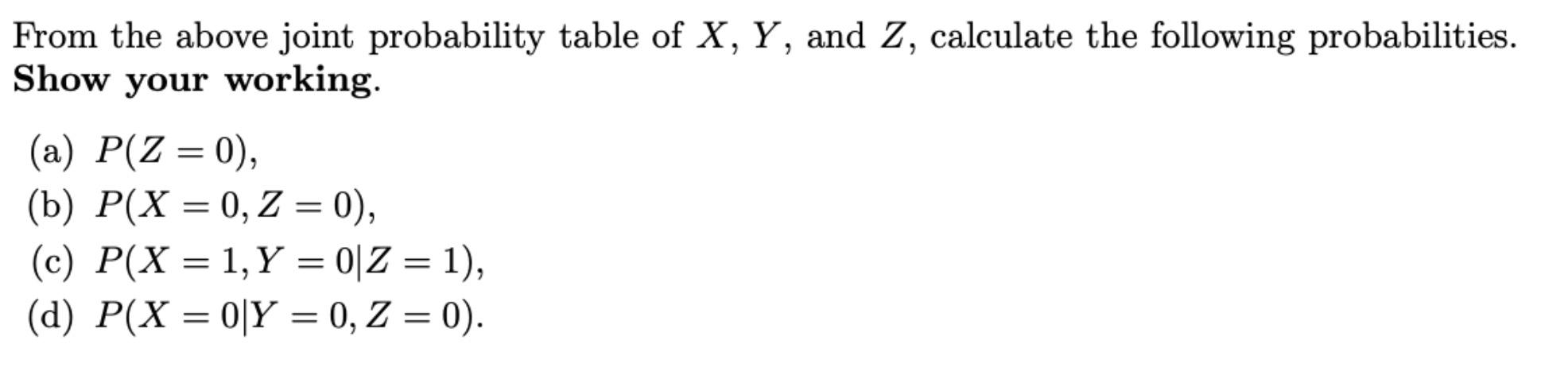 Solved The Tables Below Give The Prior Distribution P(X), | Chegg.com