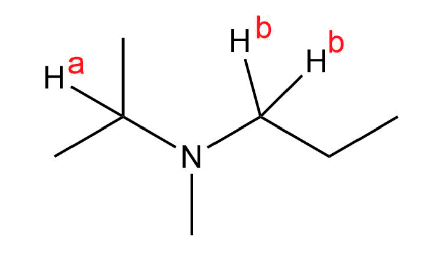 Solved For The Protons Labeled Ha And Hb In The Structure 7810