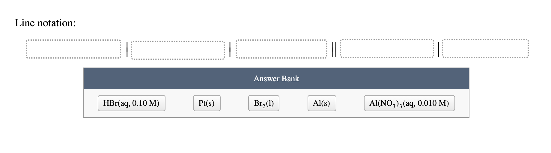 Solved Write the line notation for the following cell. V + | Chegg.com