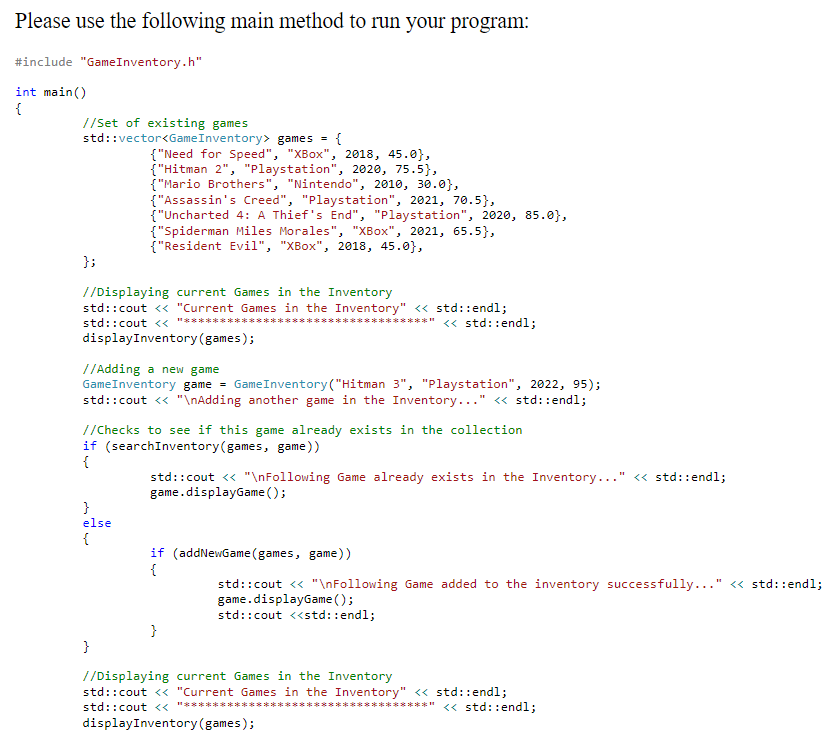Solved You are required to write a C++ program that | Chegg.com