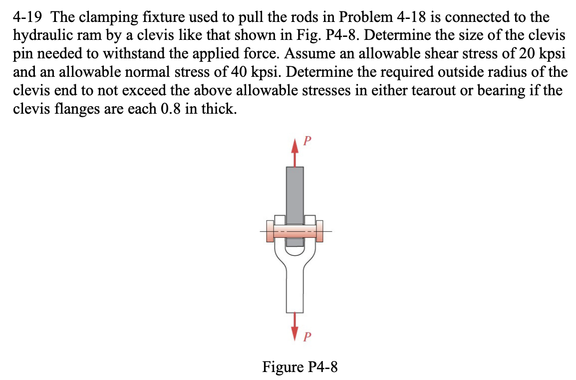 The vise shown in figure 4.49 is used for clamping