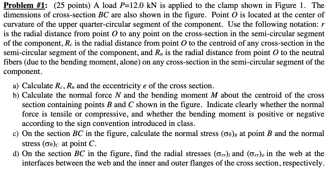 Solved The clamp shown in (Figure 1) has a rated load