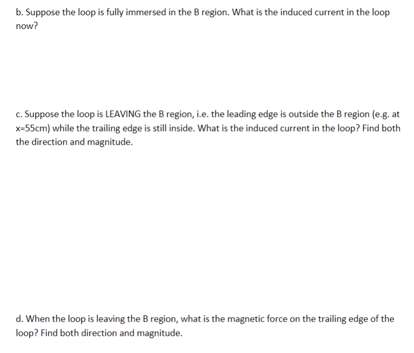 Solved The Figure Shows A Region Of Uniform Magnetic Field B | Chegg.com