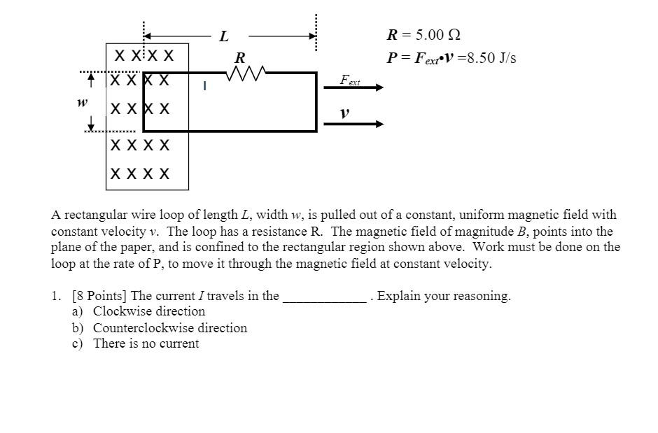 Solved L R 5 00 22 P Fexr V 8 50 J S R X X X X 1 X X X Chegg Com