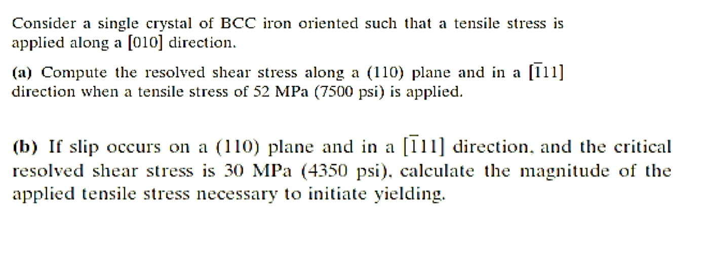 Solved 1 [120] Calculate the tensile stress that is applied