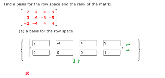 Solved Find a basis for the row space and the rank of the | Chegg.com