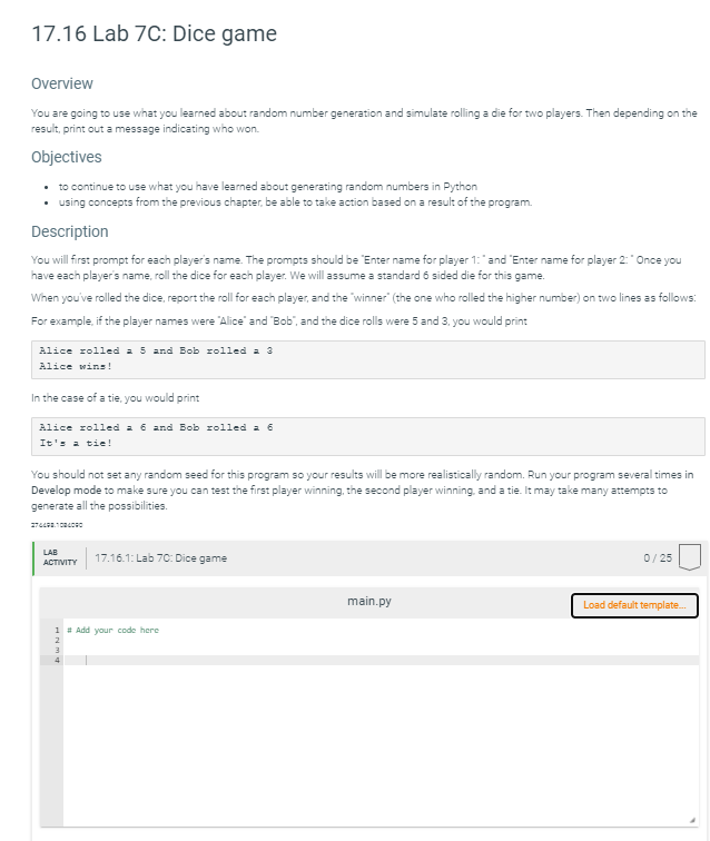 Solved (Dice Rolling) Write an application to simulate the