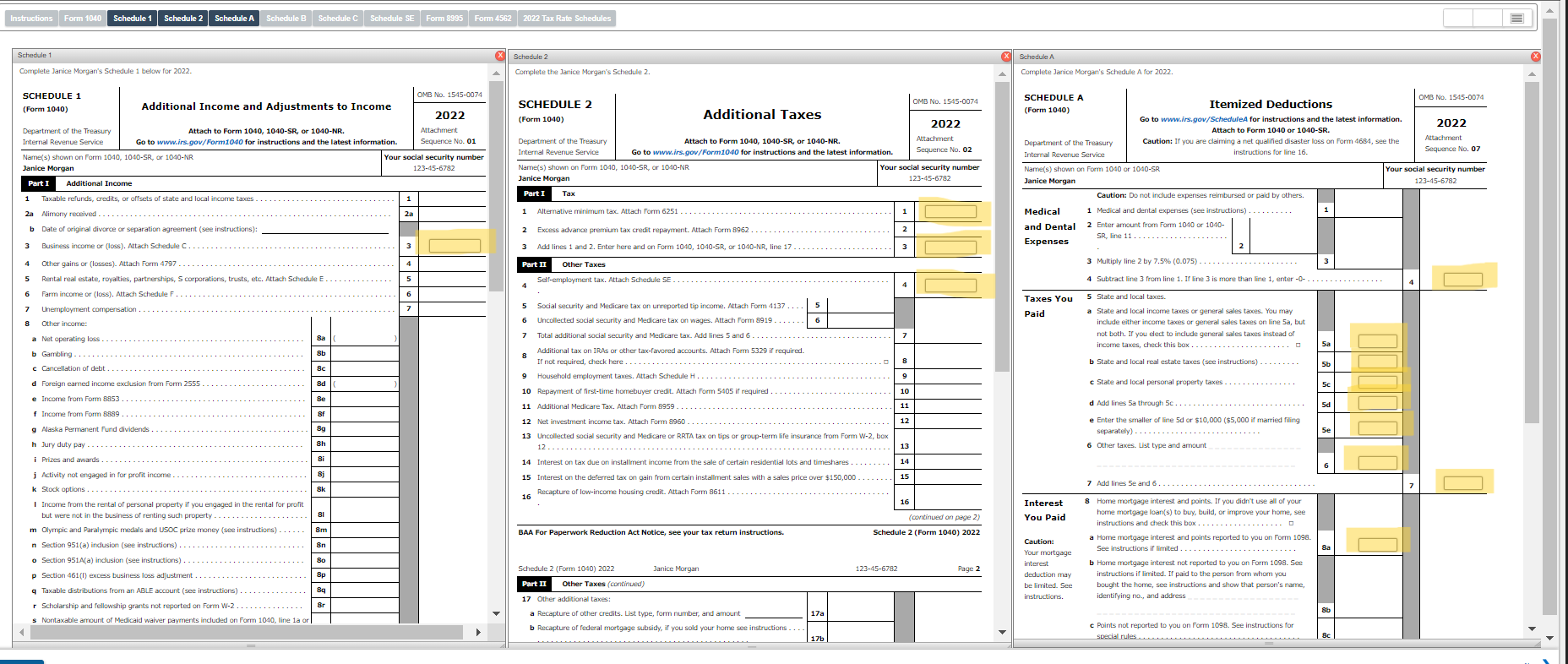 Note This problem is for the 2022 tax year. Janice