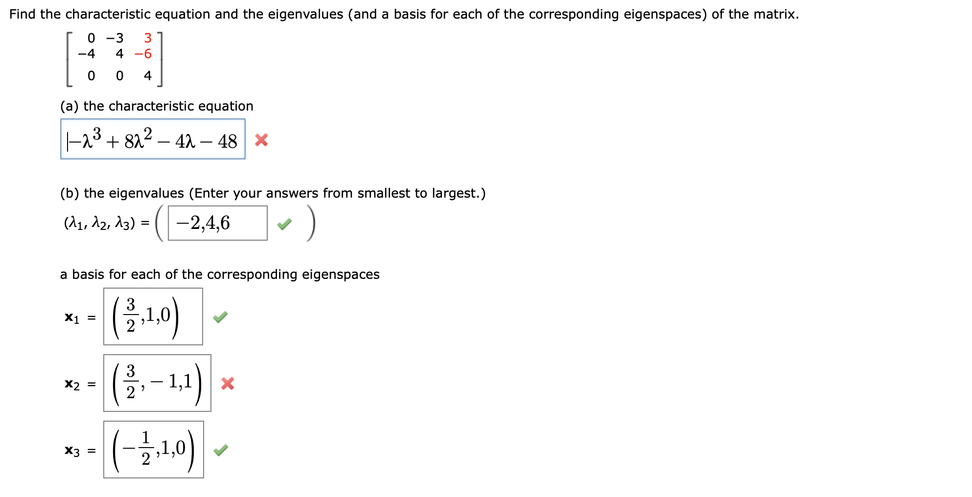 Solved Find The Characteristic Equation And The Eigenvalues | Chegg.com