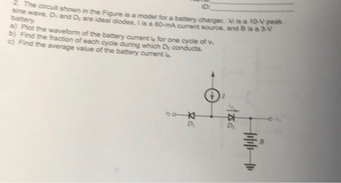 Solved The circuit shown in the Figure is a model for a | Chegg.com