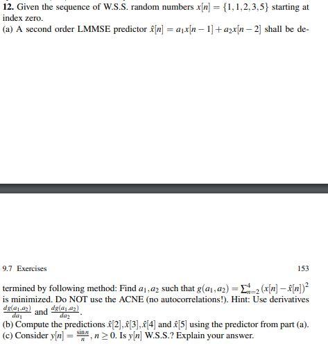 This Is A Digital Signal Processing Question, Solve | Chegg.com