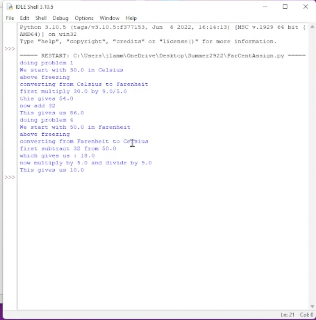 Solved PYTHON: I need to write a program that converts | Chegg.com
