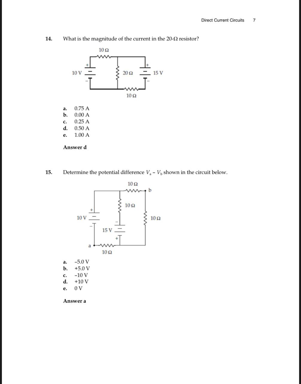 Solved Direct Current Circuits 3 5. At what rate is thermal | Chegg.com