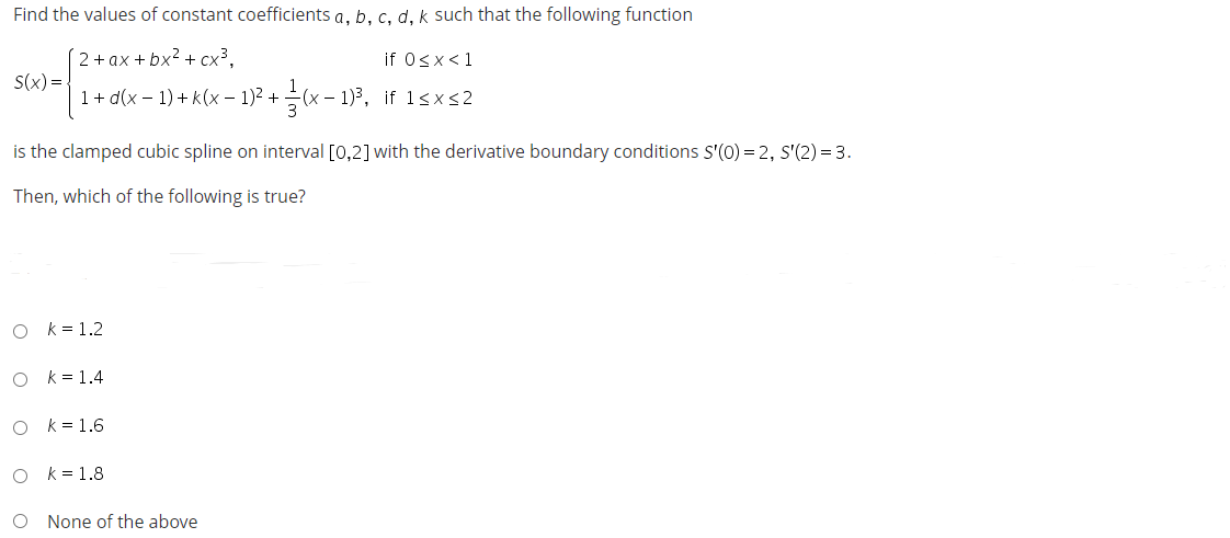 Solved Find The Values Of Constant Coefficients A, B, C, D, | Chegg.com