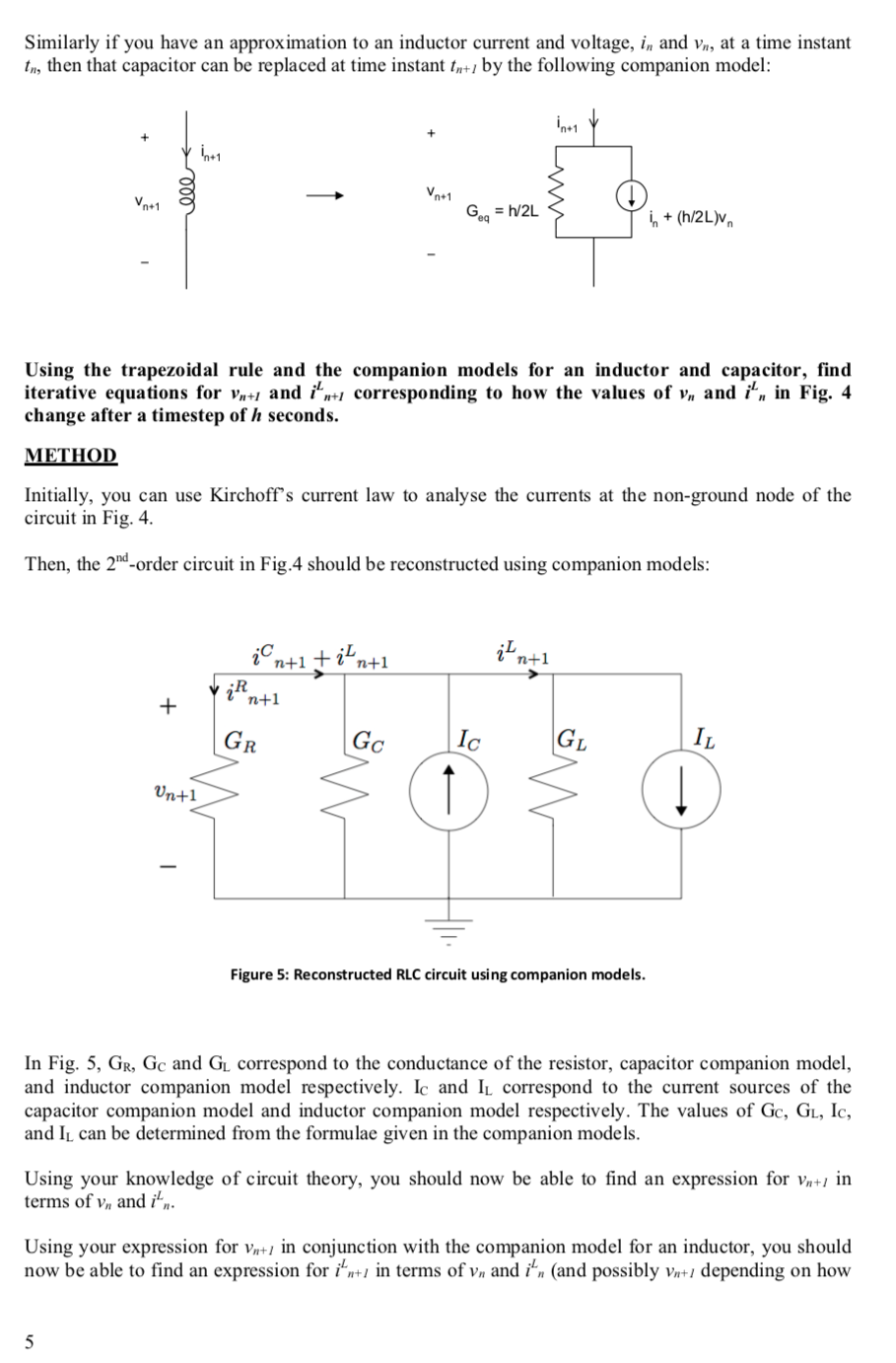 Task (ii): Analysis Of A Parallel RLC Circuit Using | Chegg.com