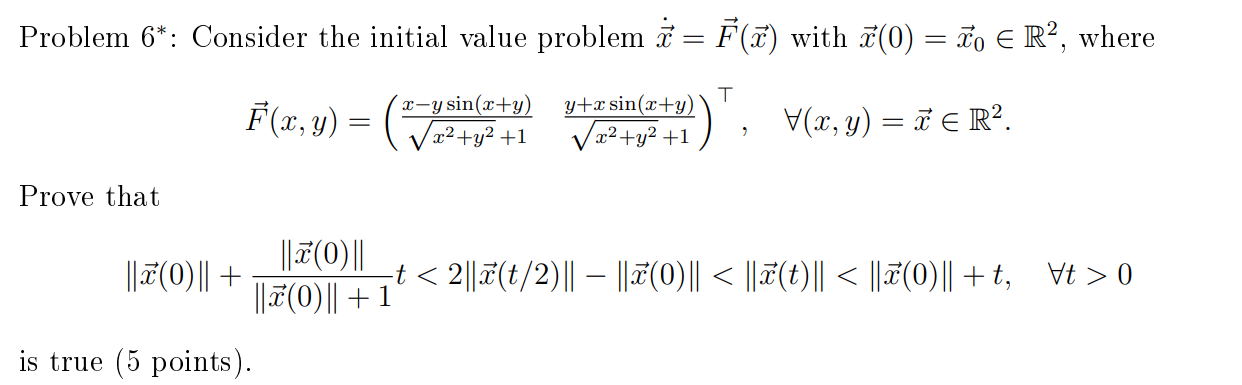 Solved Problem 6 Consider The Initial Value Problem Z Chegg Com