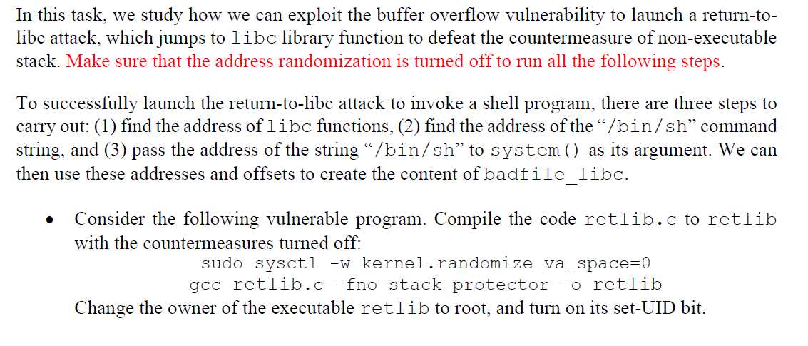 In this task, we study how we can exploit the buffer | Chegg.com