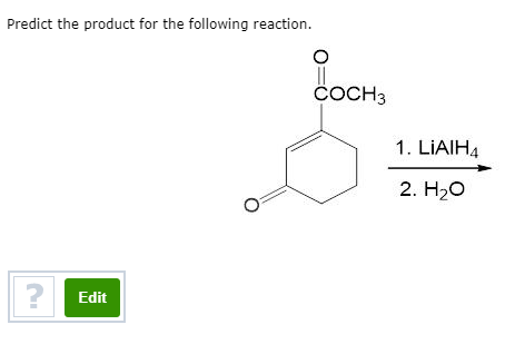 Solved: Predict The Product For The Following Reaction. CO ...