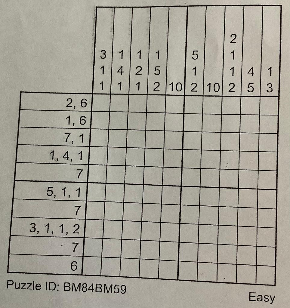 Can someone tell me what this puzzle is called and | Chegg.com