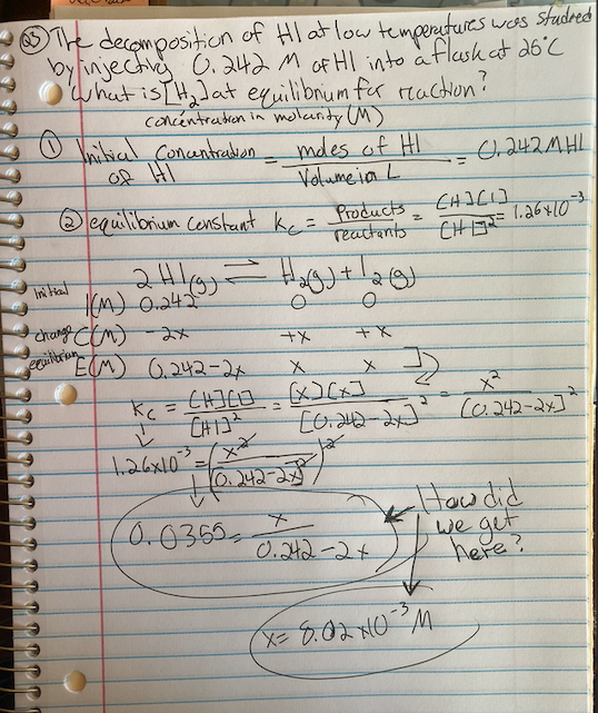 Solved The decomposition of HI at low temperatures was | Chegg.com