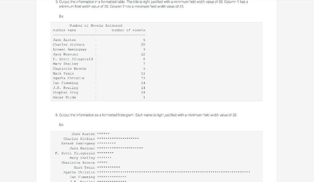 23 2 Project 2 Data Visualization Using Loops Hors Chegg 