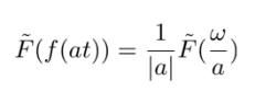 Solved F~(f(at))=∣a∣1F~(aω) | Chegg.com