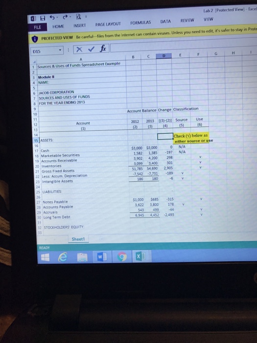 Solved MODULE III: FINANCIAL ANALYSIS INTRODUCTION The | Chegg.com