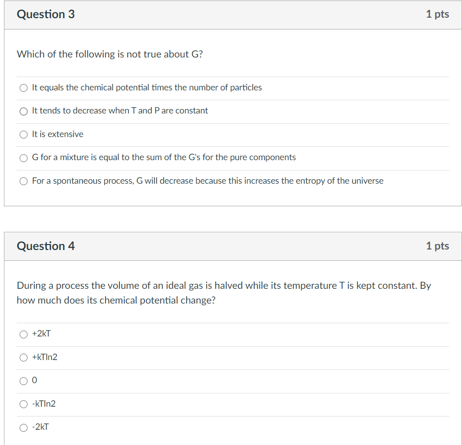 Solved Question 3 1 pts Which of the following is not true | Chegg.com