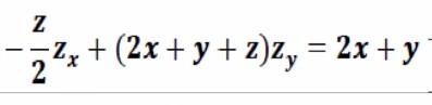 −2zzx+(2x+y+z)zy=2x+y | Chegg.com