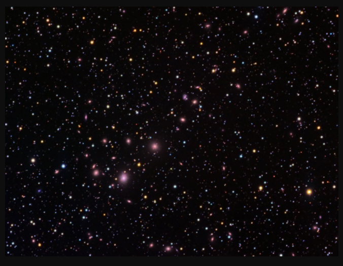Solved Comparing the image of the faint cluster with that of | Chegg.com