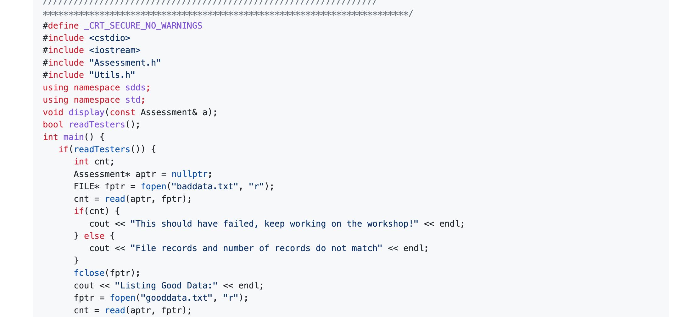 Solved Your task is to create a module called Assessments ( | Chegg.com