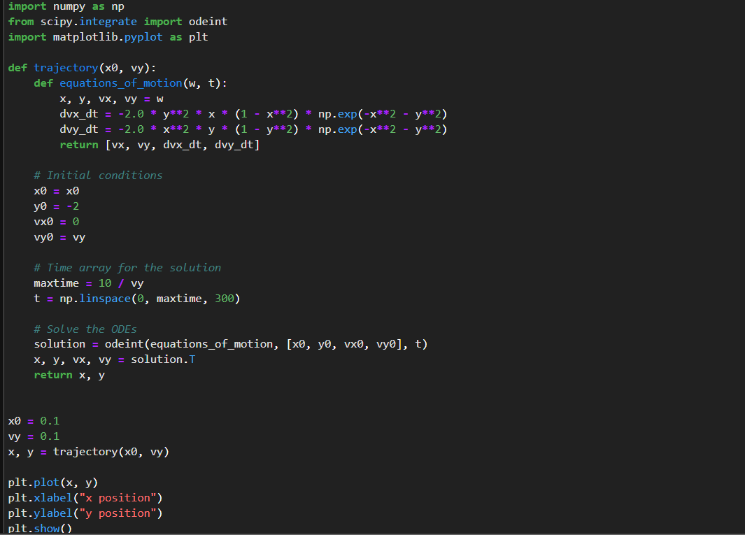 Solved Solving ODE Using Python Below Is What I Have Got So | Chegg.com