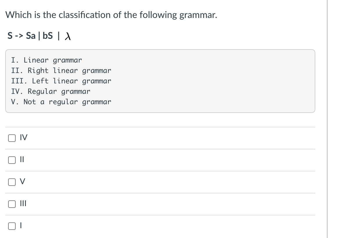 Solved For The Grammar G Given Below, Which Of The Strings | Chegg.com